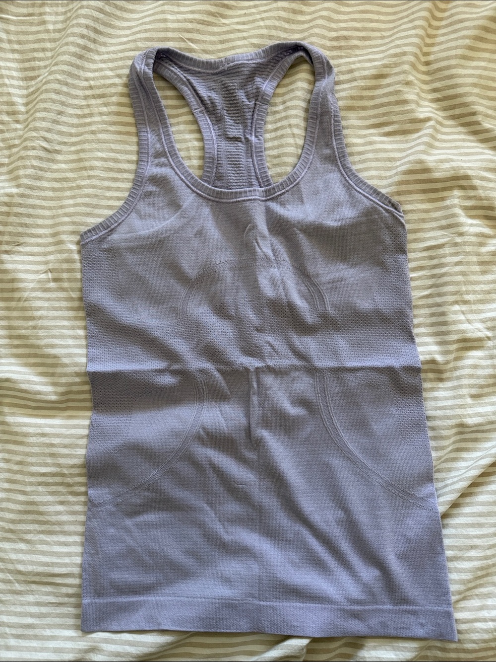 lululemon athletica Lavender Seamless Racerback Tank